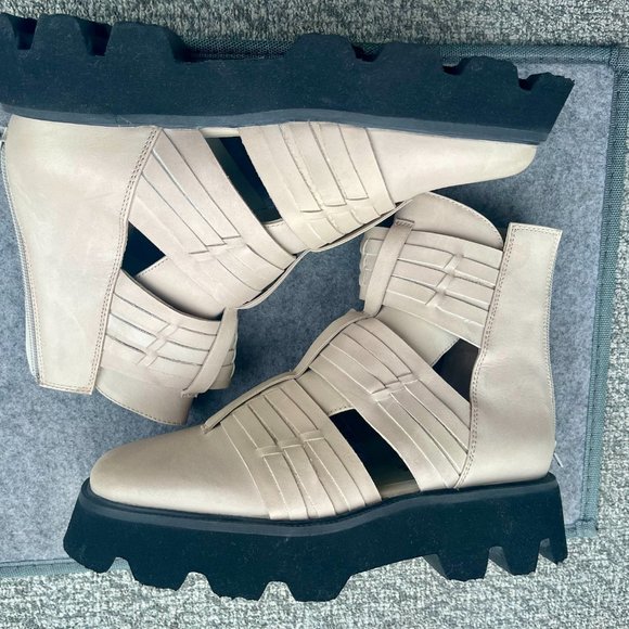 Free People Hydra Huarache Summer Boots Size 39 EUR / 8.5 - 9 US (Run big!) - Picture 10 of 15